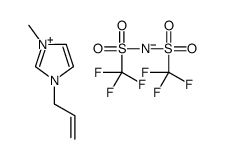1-烯丙基-3-甲基咪唑双(三氟甲烷磺酰)亚胺盐图片