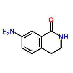 7-氨基-3,4-二氢异喹啉-1(2H)-酮结构式