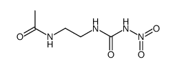 N-(2-acetylamino-ethyl)-N'-nitro-urea结构式