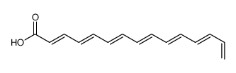 (2E,4E,6E,8E,10E,12E)-pentadeca-2,4,6,8,10,12,14-heptaenoic acid结构式
