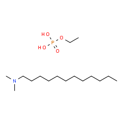 ethyl dihydrogen phosphate, compound with N,N-dimethyldodecylamine (1:1) structure