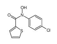 N-(4-chlorophenyl)-N-hydroxythiophene-2-carboxamide结构式