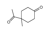 4-乙酰基-4-甲基环己酮结构式