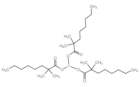 新癸酸钇(III)结构式