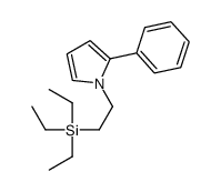 triethyl-[2-(2-phenylpyrrol-1-yl)ethyl]silane结构式