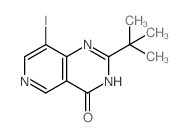 2-(叔丁基)-8-碘吡啶并[4,3-d]嘧啶-4(3h)-酮结构式