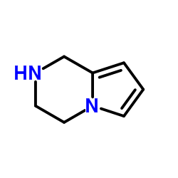 1,2,3,4-四氢吡咯并[1,2-a]吡嗪结构式