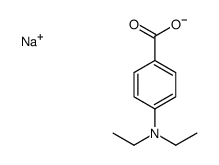 4-(Diethylamino)benzoic acid sodium salt Structure