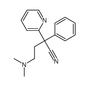 alpha-[2-(dimethylamino)ethyl]-alpha-phenylpyridine-2-acetonitrile结构式