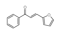 (2E)-3-(2-呋喃基)-1-苯基-2-丙烯-1-酮结构式