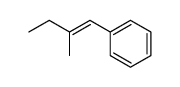 (E)-2-methyl-1-phenyl-1-butene Structure