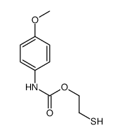 p-Methoxycarbanilic acid 2-mercaptoethyl ester结构式