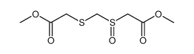 methyl 2-((((2-methoxy-2-oxoethyl)sulfinyl)methyl)thio)acetate Structure
