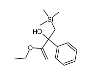 3-ethoxy-2-phenyl-1-(trimethylsilyl)but-3-en-2-ol结构式