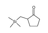 2-(trimethylsilylmethyl)cyclopentanone Structure