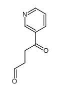 4-oxo-4-(3-pyridinebutanal)结构式