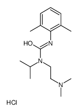 1-[2-(dimethylamino)ethyl]-3-(2,6-dimethylphenyl)-1-propan-2-ylurea,hydrochloride Structure