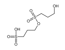 3-(3-hydroxypropylsulfonyloxy)propane-1-sulfonic acid Structure