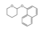 2-naphthalen-1-yloxyoxane结构式