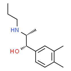 Benzyl alcohol, 3,4-dimethyl-alpha-[1-(propylamino)ethyl]-, erythro- (8CI) Structure