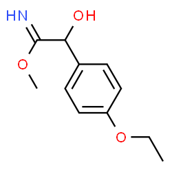 Benzeneethanimidic acid, 4-ethoxy-alpha-hydroxy-, methyl ester (9CI) Structure