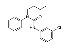 Urea, N-butyl-N'-(3-chlorophenyl)-N-phenyl Structure