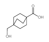 4-(羟基甲基)双环[2.2.2]辛烷-1-羧酸结构式