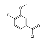 4-fluoro-3-methoxybenzoyl chloride Structure