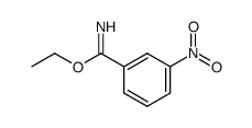 ethyl 3-nitrobenzenecarboximidate Structure