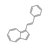 1-(azulen-1'-yl)-2-phenylethene结构式