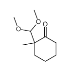 2-(dimethoxymethyl)-2-methylcyclohexan-1-one Structure