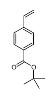 Benzoic acid, 4-ethenyl-, 1,1-dimethylethyl ester Structure