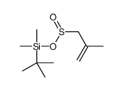 [tert-butyl(dimethyl)silyl] 2-methylprop-2-ene-1-sulfinate Structure
