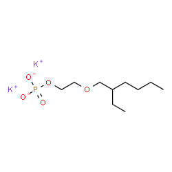 Dipotassium 2-[(2-ethylhexyl)oxy]ethyl phosphate Structure