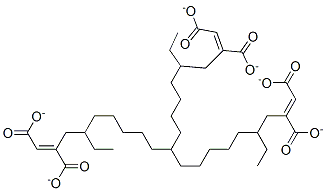 1,2,3-propanetriyl tris(2-ethylhexyl) trimaleate structure