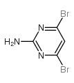 2-氨基-4,6-二溴嘧啶结构式