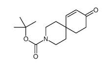 3-氮杂螺[5.5]十一烷-7-烯-3-甲酸, 9-氧代-, 1,1-二甲基乙酯结构式