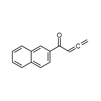 1-(2-萘基)-2,3-丁二烯-1-酮结构式