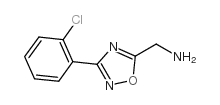 C-[3-(2-CHLORO-PHENYL)-[1,2,4]OXADIAZOL-5-YL]-METHYLAMINE Structure