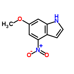 6-甲氧基-4-硝基吲哚结构式