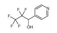 2,2,3,3,3-PENTAFLUORO-1-PYRIDIN-4-YL-ETHANOL结构式