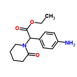 (4-AMINO-PHENYL)-(2-OXO-PIPERIDIN-1-YL)-ACETIC ACID ETHYL ESTER structure