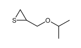 2-(propan-2-yloxymethyl)thiirane结构式