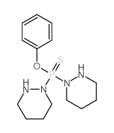 Phosphinothioic acid,bis(tetrahydro-1(2H)-pyridazinyl)-, O-phenyl ester (9CI) Structure