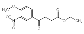 ETHYL 4-(4-METHOXY-3-NITROPHENYL)-4-OXOBUTYRATE结构式
