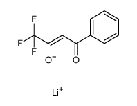 lithium 4,4,4-trifluoro-1-phenylbutane-1,3-dionate Structure