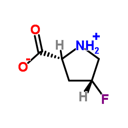 (2R,4R)-4-fluoropyrrolidine-2-carboxylic acid Structure