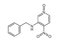 4-nitro-3-benzylaminopyridine 1-oxide结构式