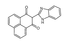 2-(1H-benzimidazol-2-yl)phenalene-1,3-dione结构式
