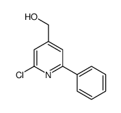 (2-氯-6-苯基吡啶-4-基)甲醇结构式